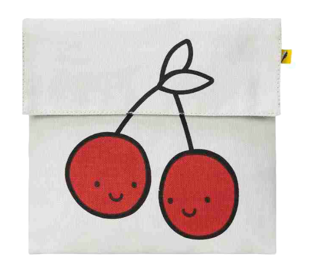 Flip Snack Sack - Red Cherries