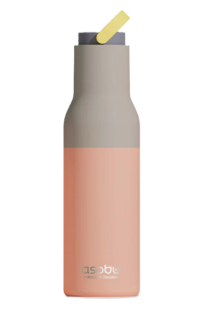 Metro Bottle 650ml - Pastel Peach