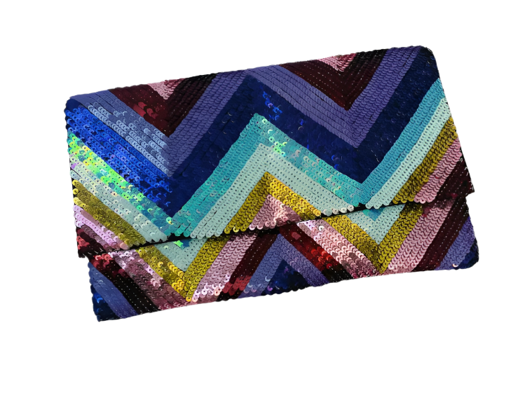 Disco Inferno Flap Over Clutch