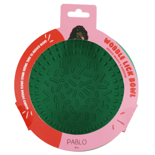 Lick & Wobble Slow Feeder Bowl - Green