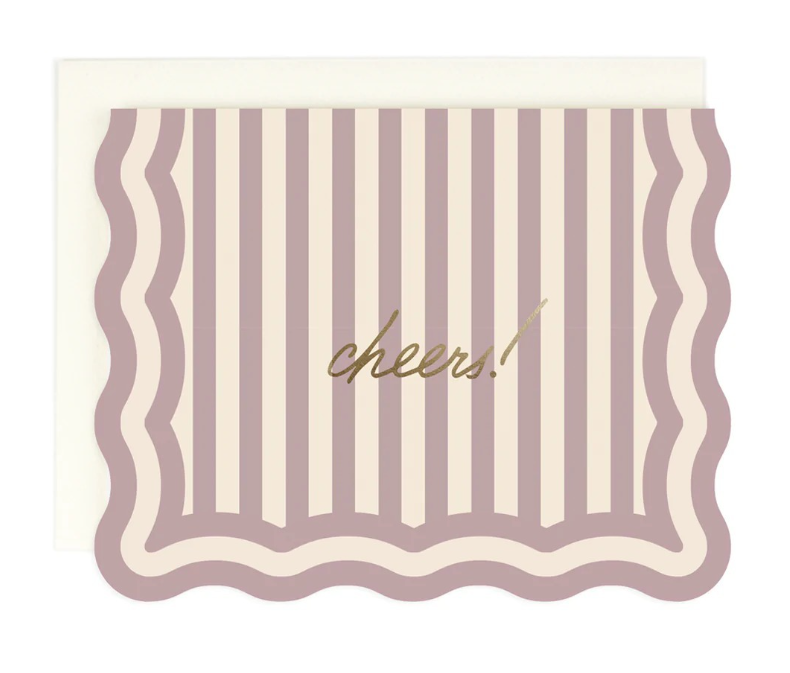 Cheers Striped Card