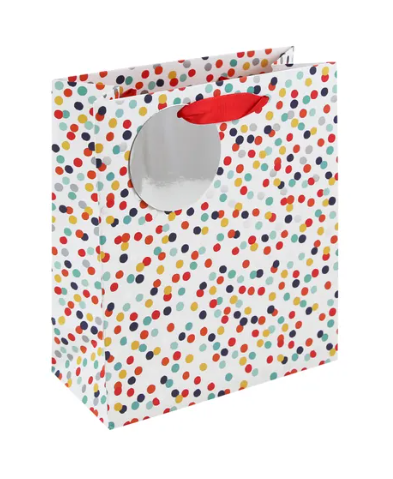 Medium Gift Bag - Multi Dots