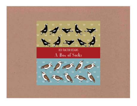 Cotton Socks Boxed Set (M) - Kookaburras / Magpies