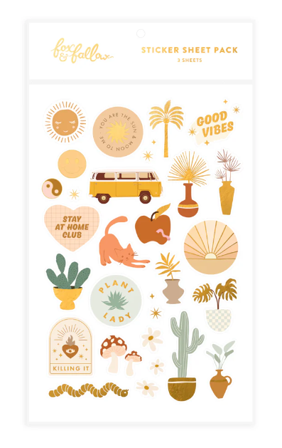 Boho Sticker Set