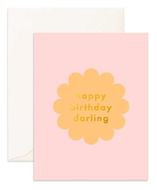 Birthday Darling Petal Greeting Card