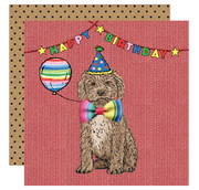 Happy Birthday Tie Cockapoo Card
