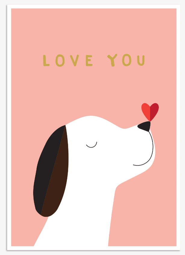 Love You Pup Card