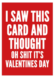 I Saw This Card