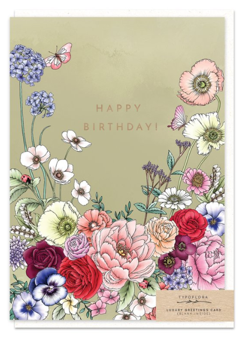 Garden Birthday Card