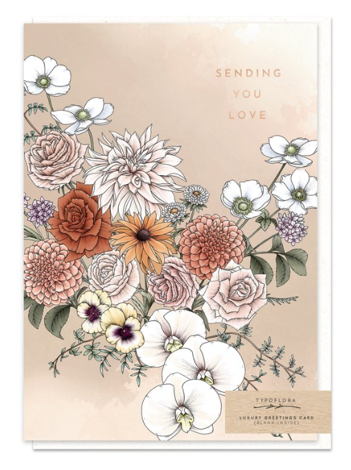 Bouquet Sending You Love Card