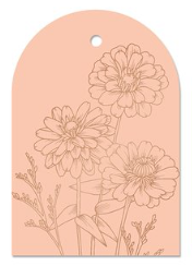 Zinnia Gift Tag