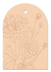 Dahlia Gift Tag