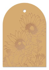 Sunflower Gift Tag