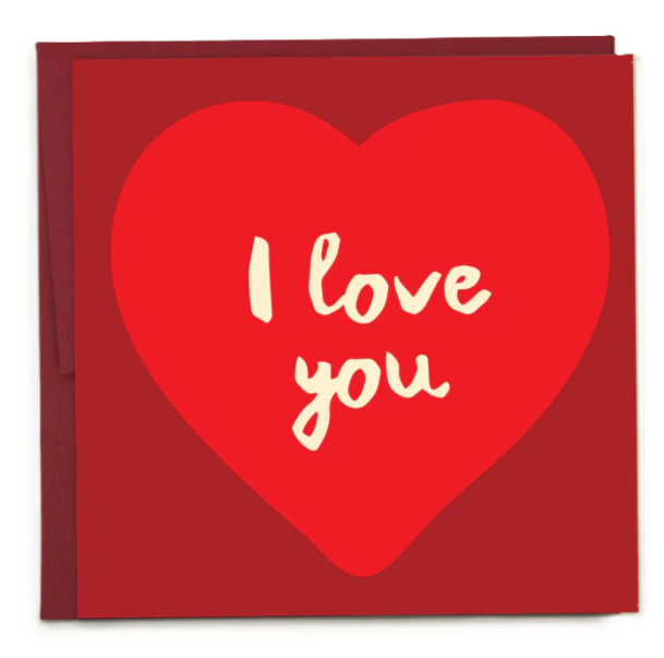 Big Heart I Love You Card