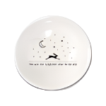 Wobbly Porcelain Bowl (M) - Brightest Star