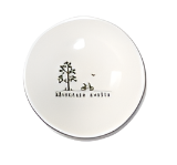 Wobbly Porcelain Bowl (S) - Adventure Awaits