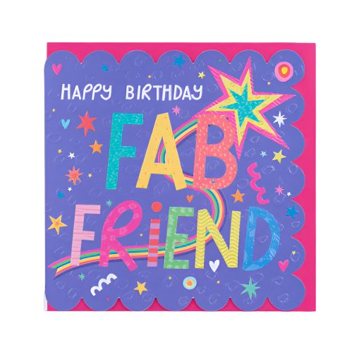 Happy Birthday Fab Friend Card
