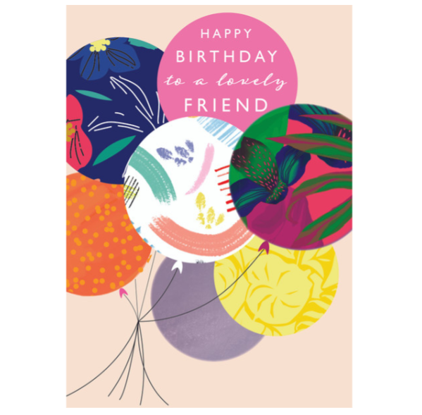 Happy Birthday To A Lovely Friend Card
