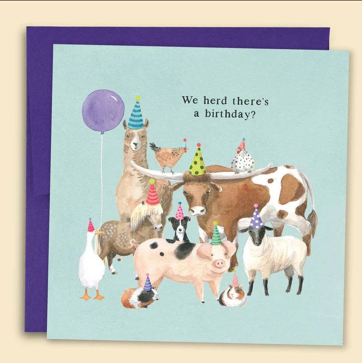 We Herd There's A Birthday Card
