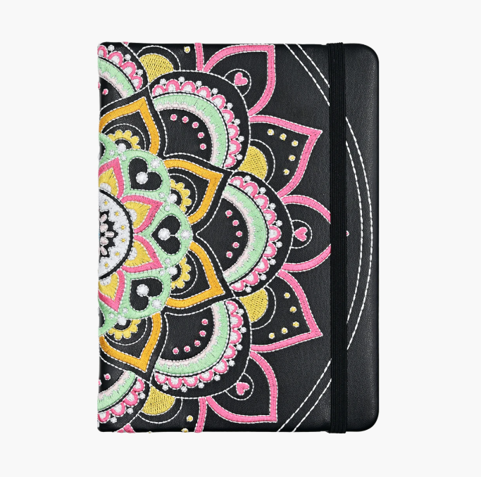 Mandala Embroidery Journal