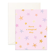 Magical Day Starfish Greeting Card