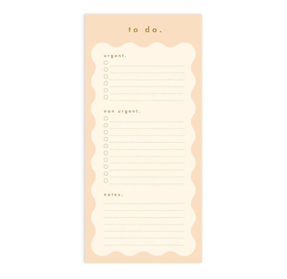 Caramel Wiggle DL To Do List Magnet Notepad
