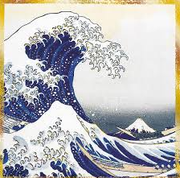 Sous La Vague Au Large Card