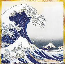 Sous La Vague Au Large Card