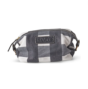Black & White Gingham Toiletry Bag