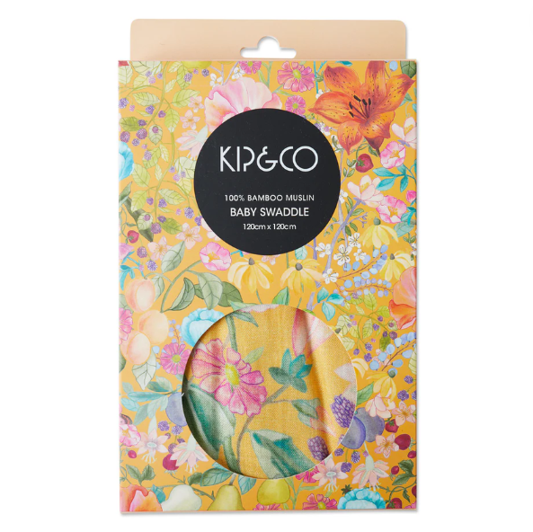 Bamboo Swaddle - Abundance Marigold