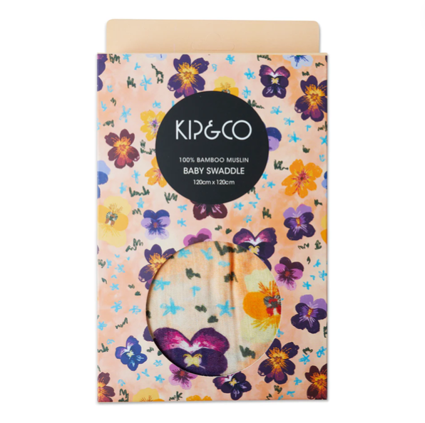 Bamboo Swaddle - Pansy