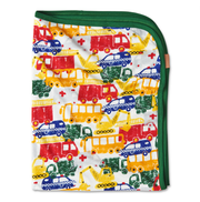 Big Wheels Organic Cotton Snuggle Blanket
