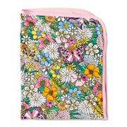 Bliss Floral Organic Cotton Snuggle Blanket
