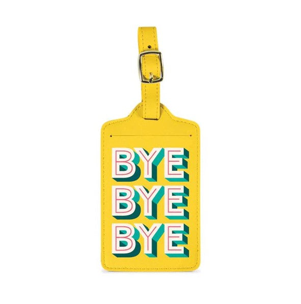 Wander Ware Luggage Tag - Bye Bye
