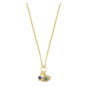 Mati Crystal Necklace - Gold