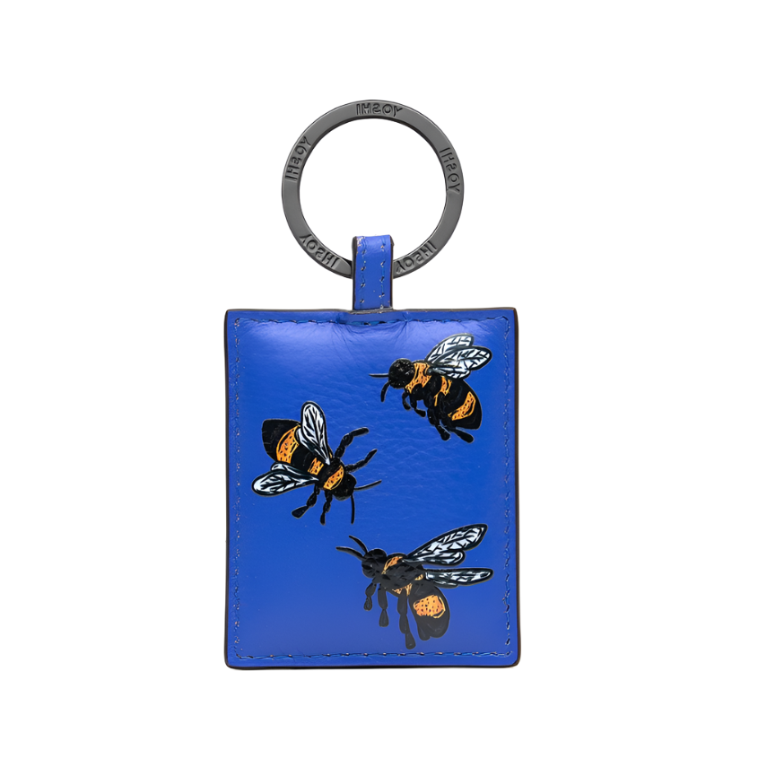 Leather Keyring - Sweet Bees
