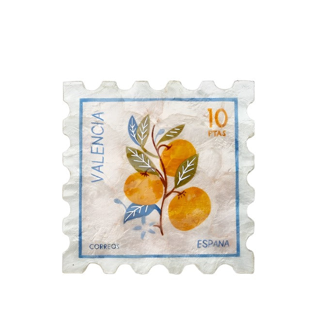 Capiz Shell Art - Fiesta Stamp - Valencia