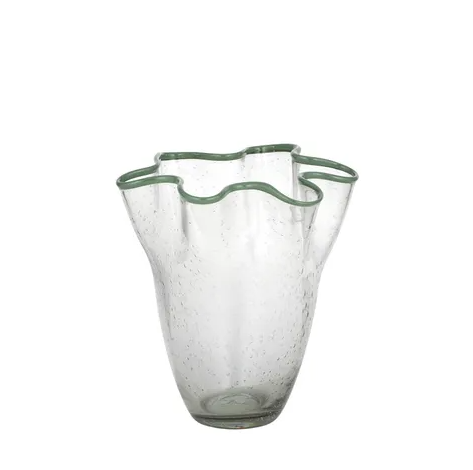 Jarvis Glass Vase Grey/Green Medium