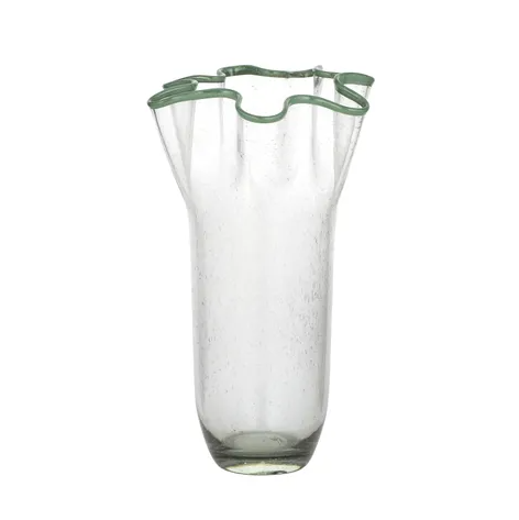 Jarvis Glass Vase Grey/Green Large