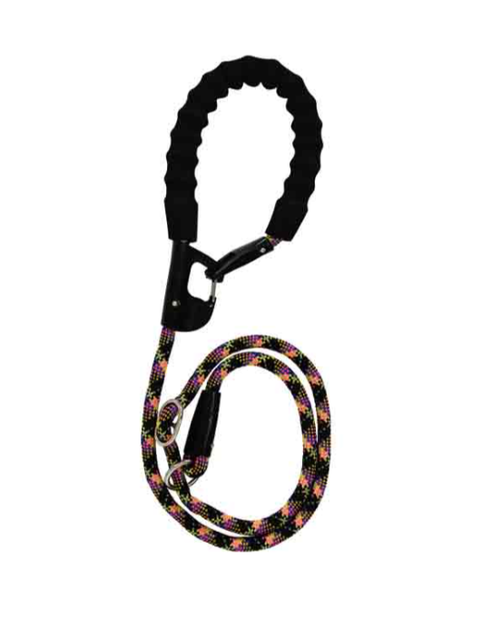 Snap & Stay 2-in-1 Leash - Multi Black
