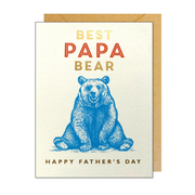 Best Papa Bear Card