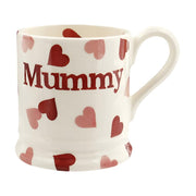 Half Pint Mug - Pink Hearts Mummy