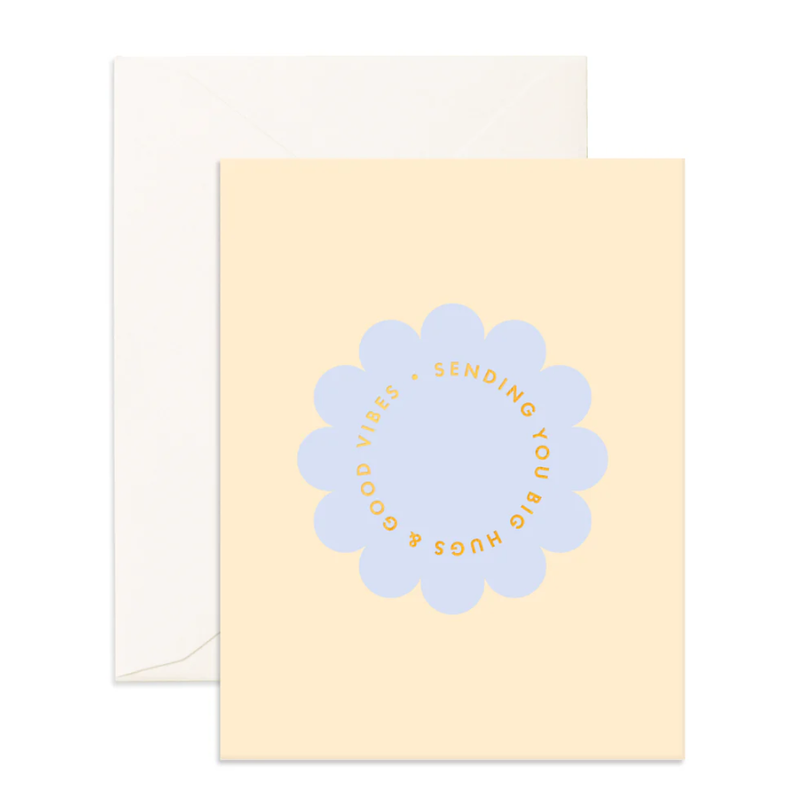 Big Hugs Petal Greeting Card
