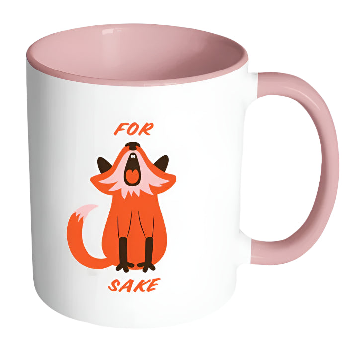 For Fox Sake Mug - Pink