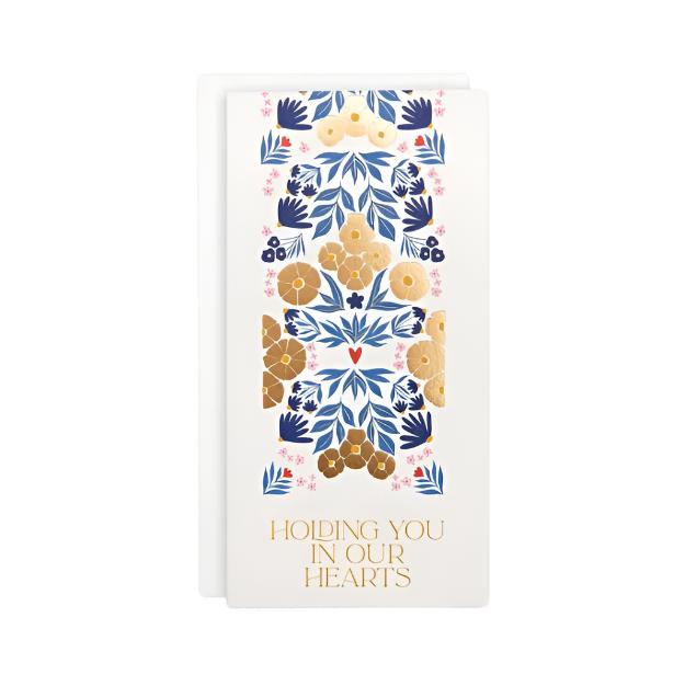 Holding You In Our Hearts Tall Card