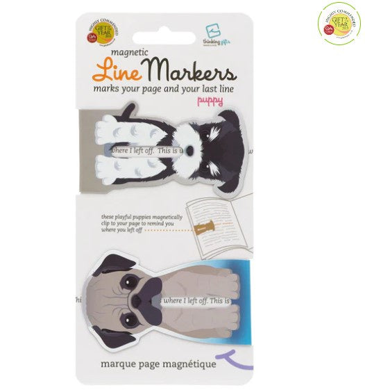Line Markers Bookmarks - Dogs