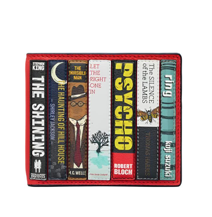 Men's Wallet - Library Horror, Black