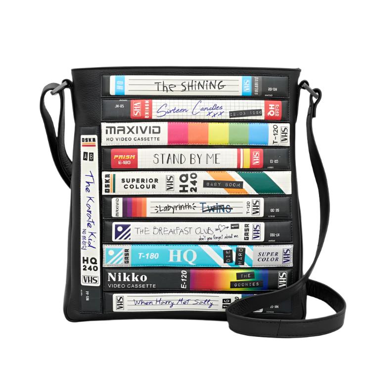 Cross Body Bag - Bryant, Be Kind Rewind, Black