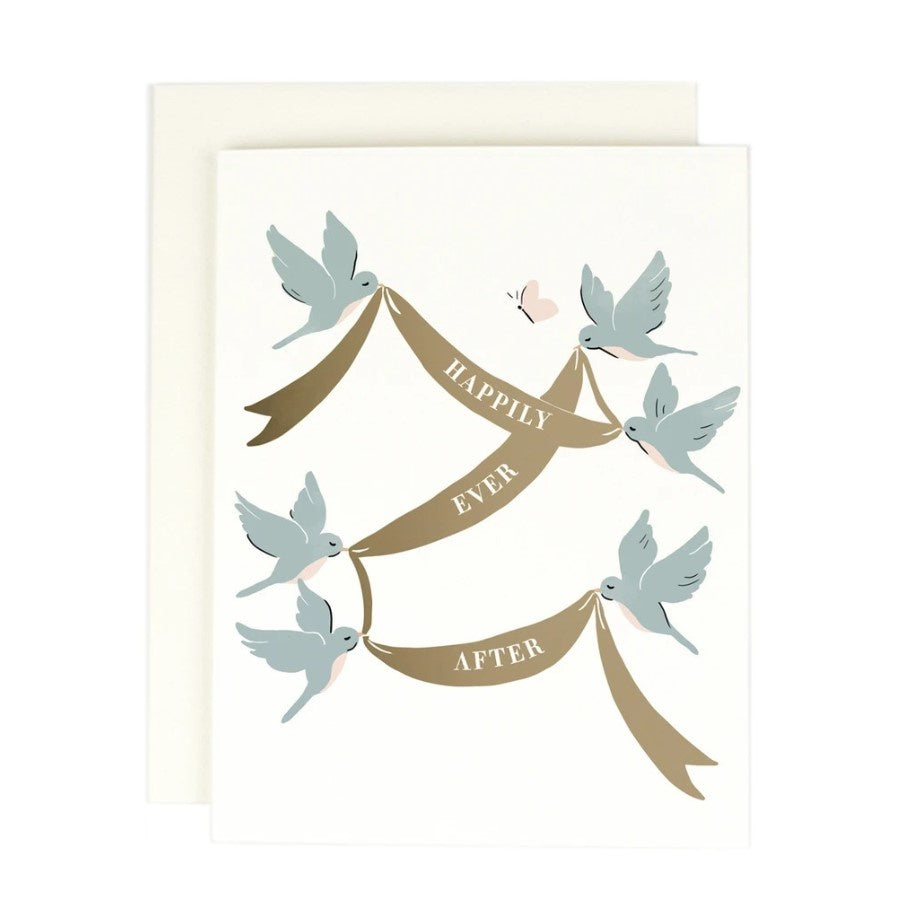 Happily Ever After Birds Card