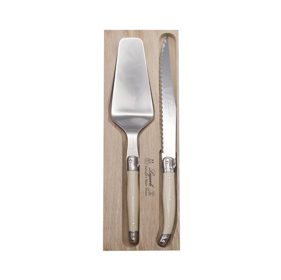 Debutant Cake Server Knife Set - Ivory